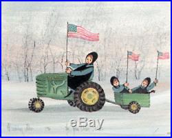 John Deere Sisters Pat Buckley Moss-Signed & Numbered Limited Edition Print