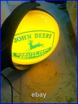 John Deere Spinning Globe Light