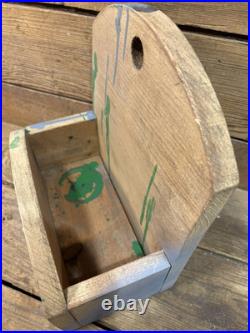 John Deere Sweep Shovels Wood Box Tractor Advertising Tool Paint Sign