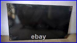 John Deere Syracuse Porcelain Enamel Sign 24 x 14 Inches