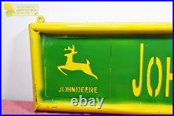 John Deere Tailgate Hanging Handmade Metal Art Sign 35