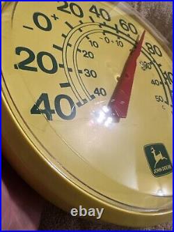 John Deere Thermometer Advertising Sign