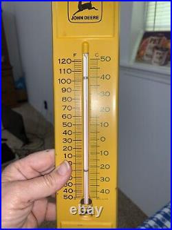 John Deere Thermometer Sign
