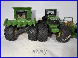 John Deere Toy Tractor & Collectible Lot Tin Signs Tray Truck Combine
