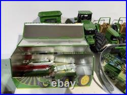 John Deere Toy Tractor & Collectible Lot Tin Signs Tray Truck Combine