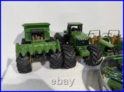 John Deere Toy Tractor & Collectible Lot Tin Signs Tray Truck Combine