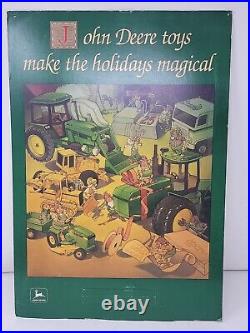 John Deere Toys Make The Holidays Magical Vintage Counter Poster 1980s NICE