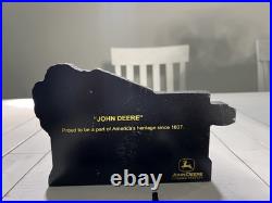 John Deere Tractor & Advertising Logo Shelf Sitter Set With Two Tiered Display