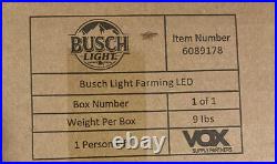 John Deere Tractor Busch Light LED / Neon Farming New in Box