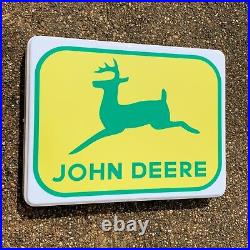 John Deere Tractor Illuminated Led Light Box Wall Garage Sign Agricultural Xr8 John Deere Tractor Illuminated Led Light Box Wall Garage Sign Agricultural Xr8