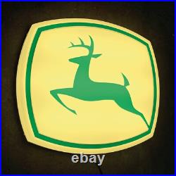 John Deere Tractor Illuminated Led Light Box Wall Garage Sign Agricultural Xr8 John Deere Tractor Illuminated Led Light Box Wall Garage Sign Agricultural Xr8
