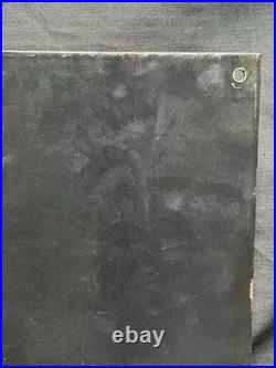 John Deere Tractors Sold Here Porcelain Enamel sign 10x14 Heavy Sign NICE