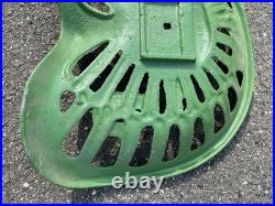 John Deere Vintage Farm Tractor Cast Iron Seat 1847 Deer Sign Antique