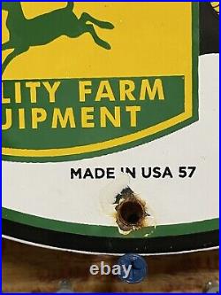John Deere Vintage Porcelain Tractor Sign Farming 10 Advertising Plaque Gas Oil John Deere Vintage Porcelain Tractor Sign Farming 10 Advertising Plaque Gas Oil