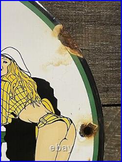 John Deere Vintage Porcelain Tractor Sign Farming 10 Advertising Plaque Gas Oil John Deere Vintage Porcelain Tractor Sign Farming 10 Advertising Plaque Gas Oil