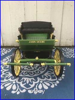John Deere Wooden Wagon Handmade & Signed Wagon Master's Wagon Co. 1992