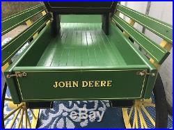 John Deere Wooden Wagon Handmade & Signed Wagon Master's Wagon Co. 1992