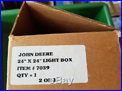 John Deere lighted sign NOS rare advertising vintage
