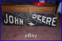 John Deere reproduction vintage wood sign 12 x 48