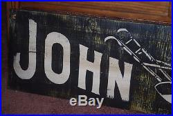 John Deere reproduction vintage wood sign 12 x 48