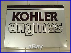 Kohler Engines Original Two Sided Flange Sign Cub Cadet, Wheelhorse, John Deere