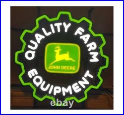LP87738 John Deere Licesned Gear LED Neon Sign Energy Efficient 97167