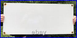 Large 24 Vintage 1934 Dated John Deere Quality Farm Implements Porcelain Sign