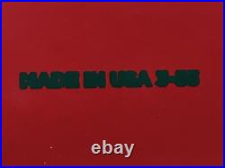 Large 24 Vintage 1955 Dated John Deere Quality Farm Implements Porcelain Sign