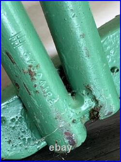 Large Handmade Steampunk John Deere Wrench Wall Art Sign HEAVY 21x15 Welded Tool