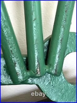 Large Handmade Steampunk John Deere Wrench Wall Art Sign HEAVY 21x15 Welded Tool