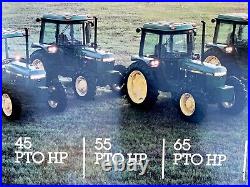 Large John Deere 50 Series Tractors Poster/store Banner 2' X 5' C. 1980's