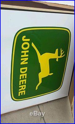 Large Vintage Metal John Deere Dealer Sign