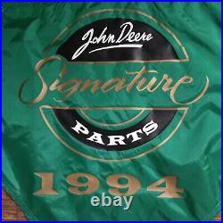 Lot Of 2 John Deere Signature Parts Service'90s Banners 32x25 Dealership Sign