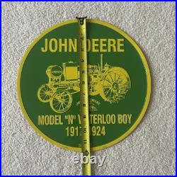 Lot Of 5 John Deere Aluminum Signs
