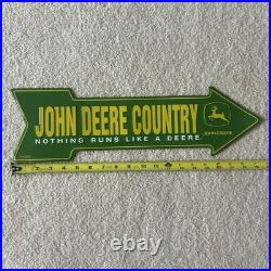 Lot Of 5 John Deere Aluminum Signs