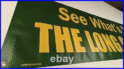 Lot of 2 John Deere'62 &'63 Vintage Style Dealer Banners