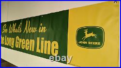 Lot of 2 John Deere'62 &'63 Vintage Style Dealer Banners