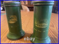 Lot of 3 Vintage John Deere Pump Oil Cans-Used-Part No. JD 93-JD 91