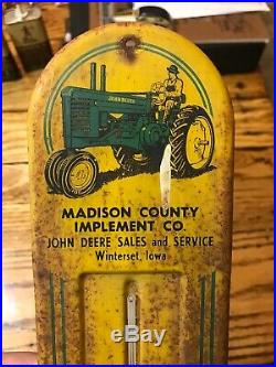 Madison County Winterset Iowa John Deere Thermometer Implement Not Working Sign