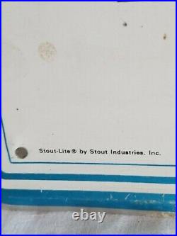 Midland United Dairy Industry Asso. Aluminum Sign18 X 18STOUT IND