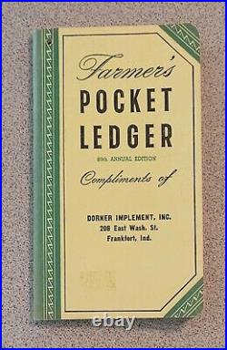 NEW JOHN DEERE Sign & MINT Vintage 1955-56 Farmer's Ledger Collectibles