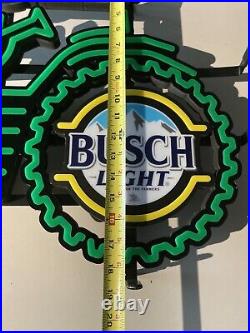 New Busch Light Led John Deere Tractor For The Farmers Series Beer Bar Sign Bud