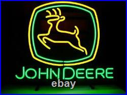 New John Deere Agriculture Truck Real Neon Sign Beer Bar Light Home Wall Decor