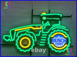 New John Deere Farmer Tractor Busch Light LED Neon Sign Light Lamp 31