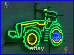 New John Deere Farmer Tractor Busch Light LED Neon Sign Light Lamp 31