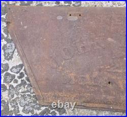 New John Deere Moline ILL Cast Tin Metal Panel Moline Illinois