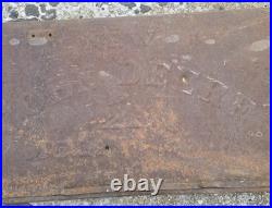 New John Deere Moline ILL Cast Tin Metal Panel Moline Illinois