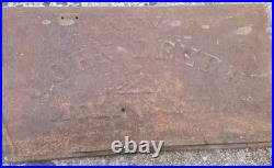 New John Deere Moline ILL Cast Tin Metal Panel Moline Illinois