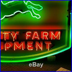 New John Deere Quality Farm Equipment Neon Sign 48W x 42H Lifetime Warranty