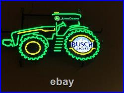 New Limited Edition John Deere Tractor Busch Light LED/Neon Sign In Stock